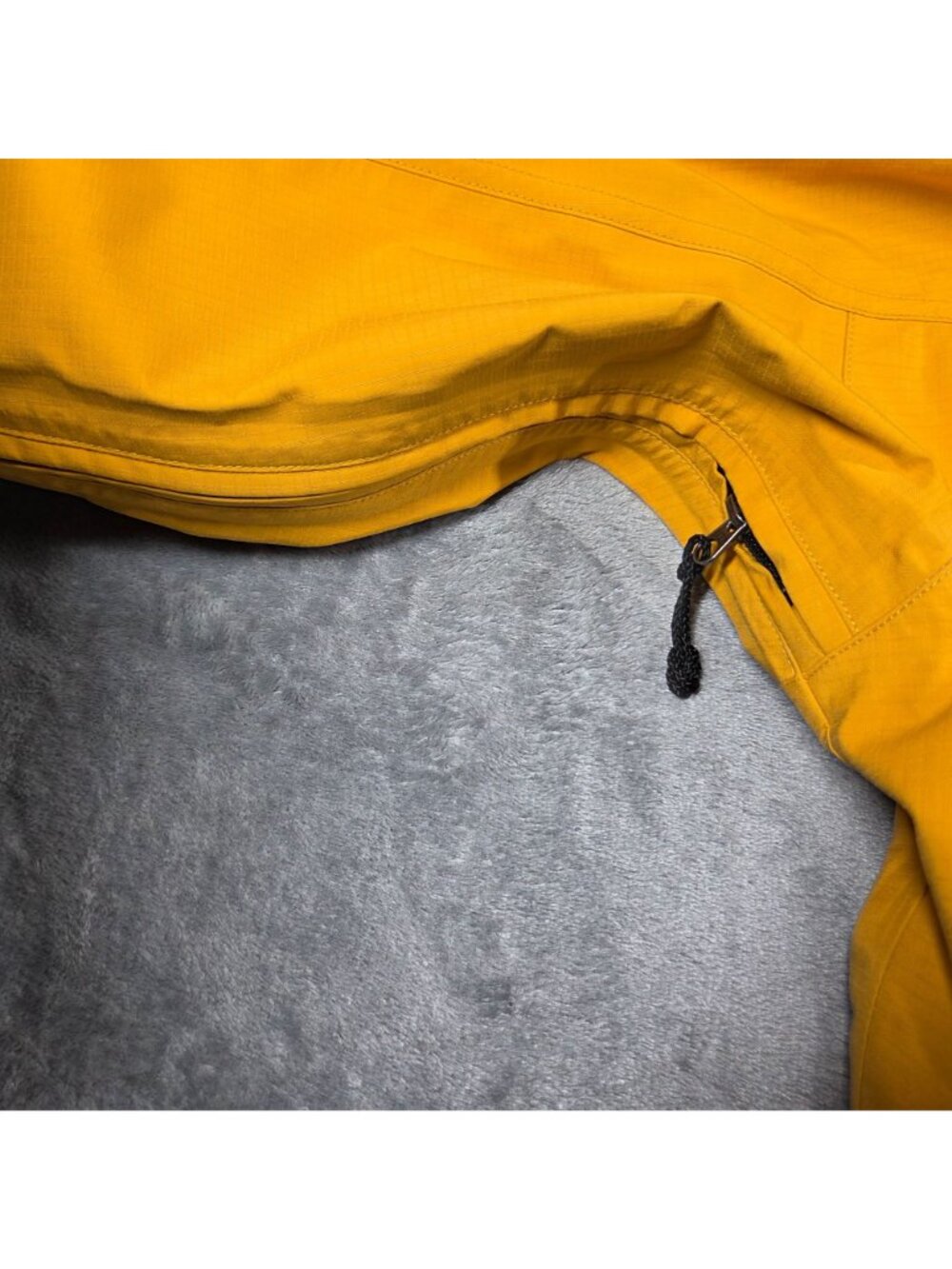 LL Bean Jacket Mens Large Yellow All Conditions Gear Gore-Tex Rain Shell - Picture 15 of 16